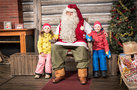 At Santa's home